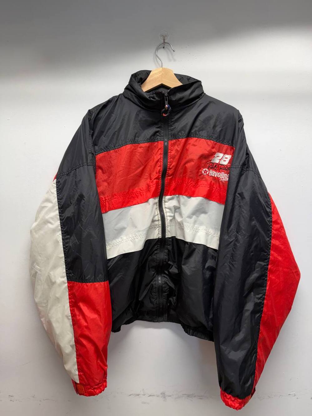 Vintage NASCAR #28 Ricky Rudd Havoline Racing Robert Yates Racing Windbreaker Ja